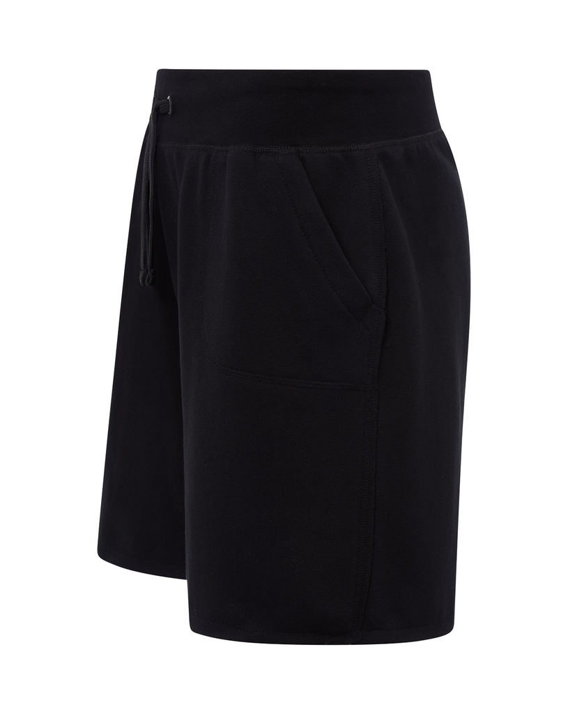 Szorty dresowe męskie z troczkiem - Black