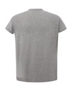Damski T-Shirt Slim z Krótkim Rękawem - Grey Melange