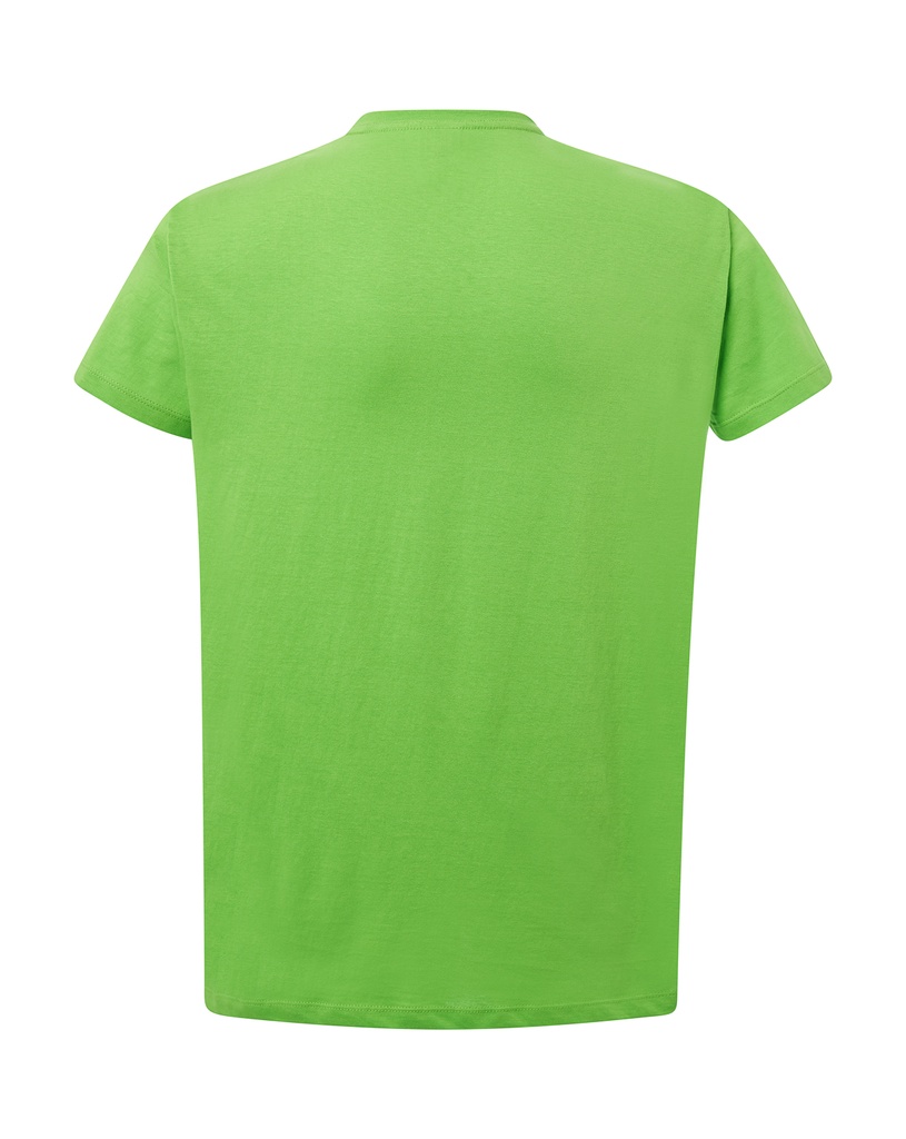 Damski T-Shirt Slim z Krótkim Rękawem - Lime
