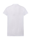 Damski T-Shirt Slim z Krótkim Rękawem - White