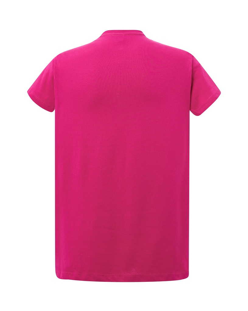 Damska koszulka polo z krótkim rękawem - Fuchsia