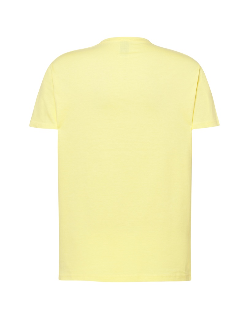 Koszulka Klasyczna z Krótkim Rękawem - Light Yellow