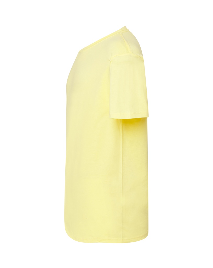 Koszulka Klasyczna z Krótkim Rękawem - Light Yellow