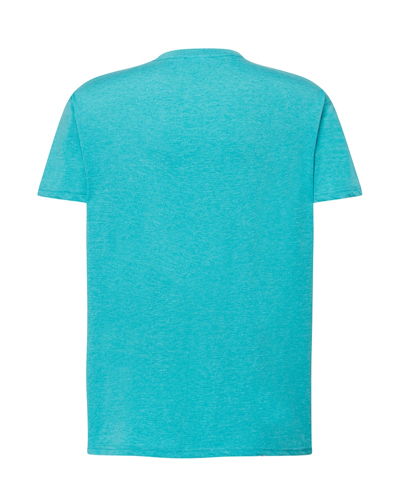 Koszulka Klasyczna z Krótkim Rękawem - Turquoise Heather