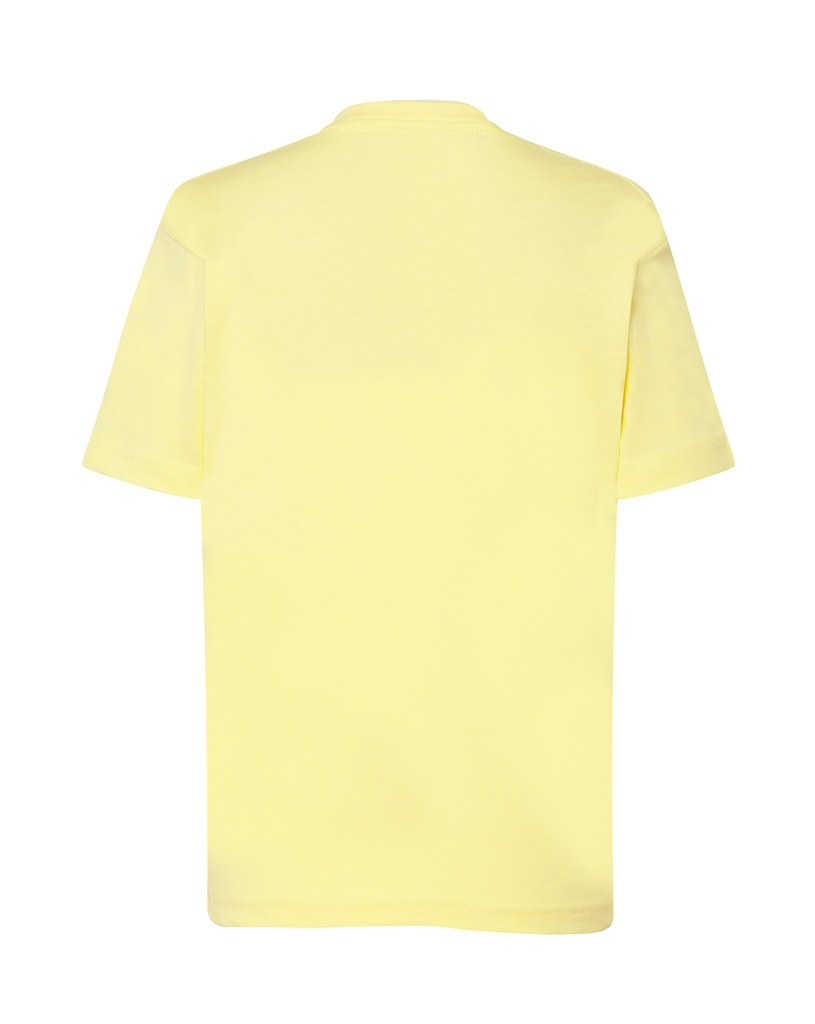 T-Shirt Dziecięcy Klasyczny z Krótkim Rękawem - Light Yellow
