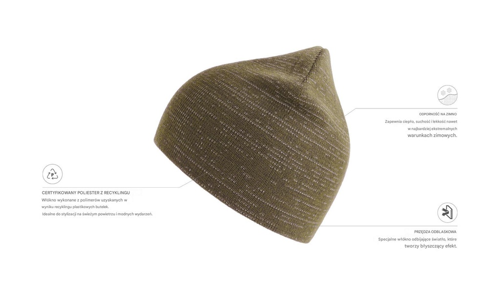 Czapka Shine - Olive