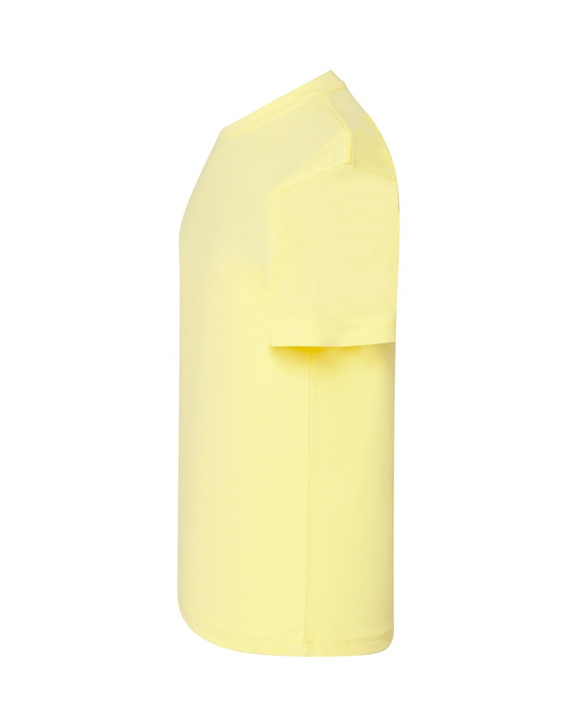 T-Shirt Dziecięcy Klasyczny z Krótkim Rękawem - Light Yellow