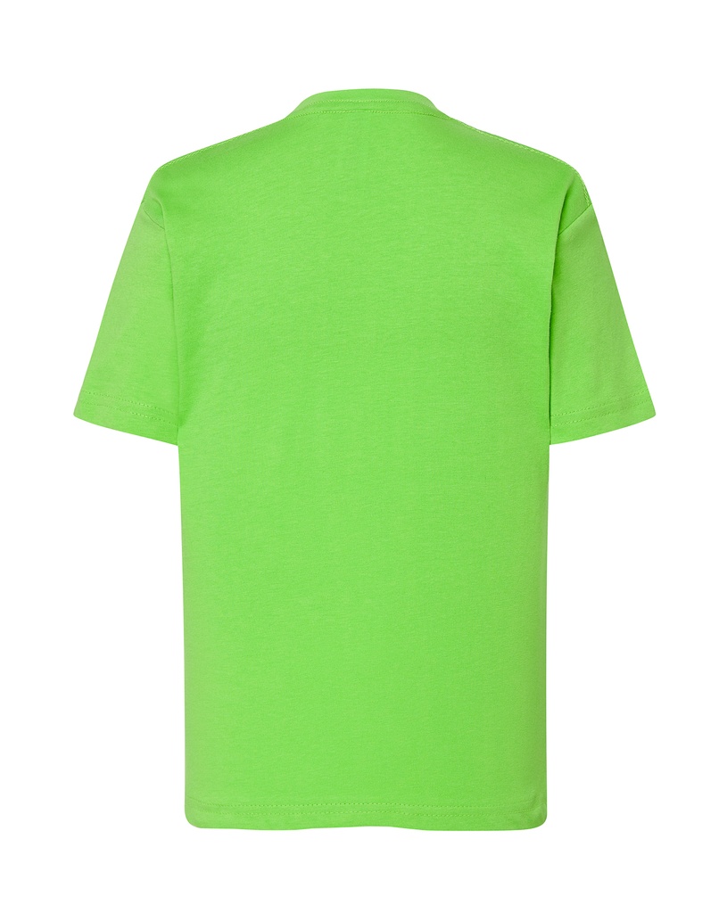 T-Shirt Dziecięcy Klasyczny z Krótkim Rękawem - Lime