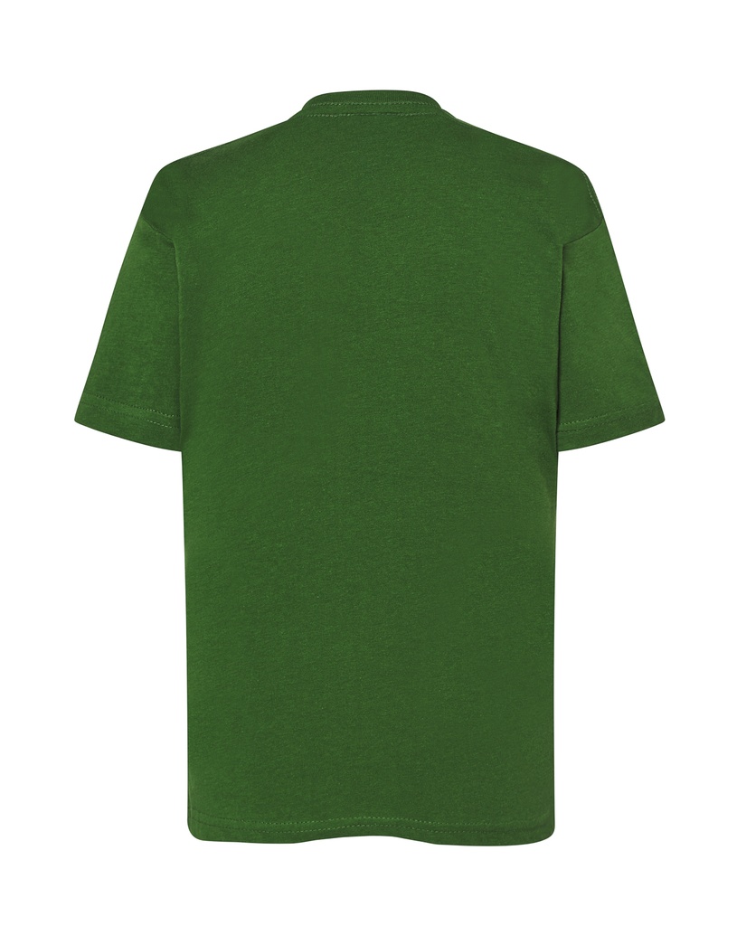 T-Shirt Dziecięcy Klasyczny z Krótkim Rękawem - Bottle Green
