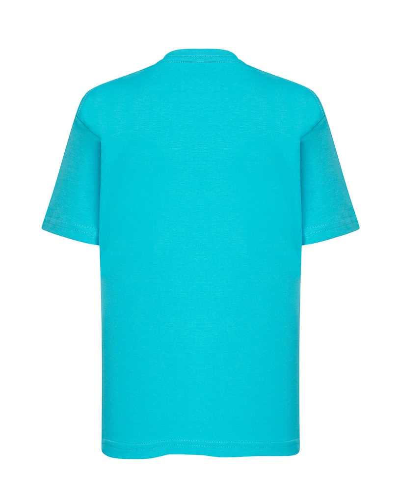 T-Shirt Dziecięcy Klasyczny z Krótkim Rękawem - Turquoise