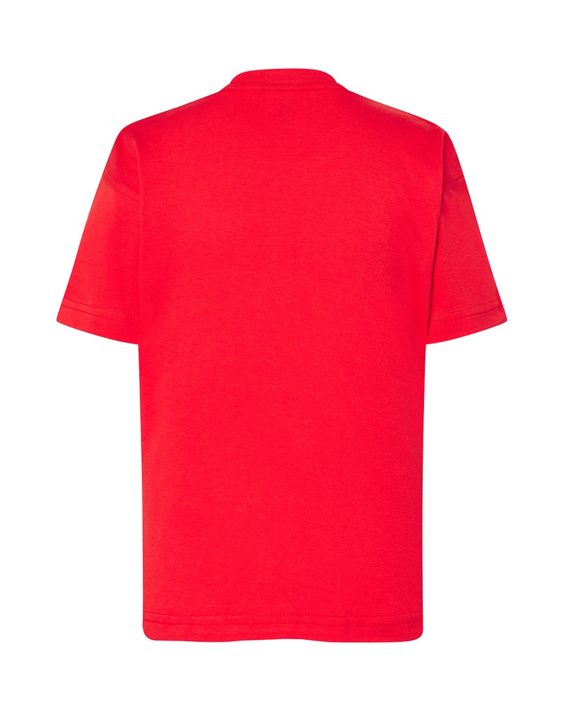 T-Shirt Dziecięcy Klasyczny z Krótkim Rękawem - Warm Red