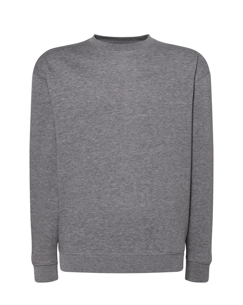 Bluza Unisex z Okrągłym Dekoltem - Dark Grey Melange