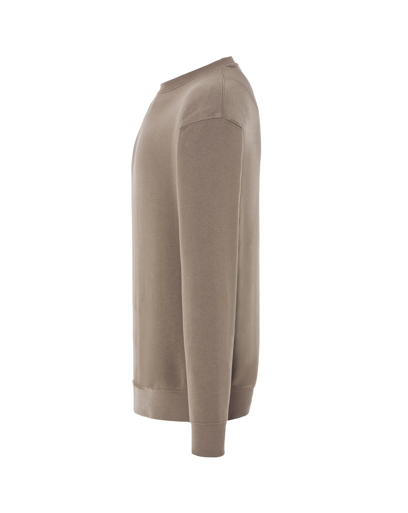 Bluza Unisex z Okrągłym Dekoltem - Brown Dark