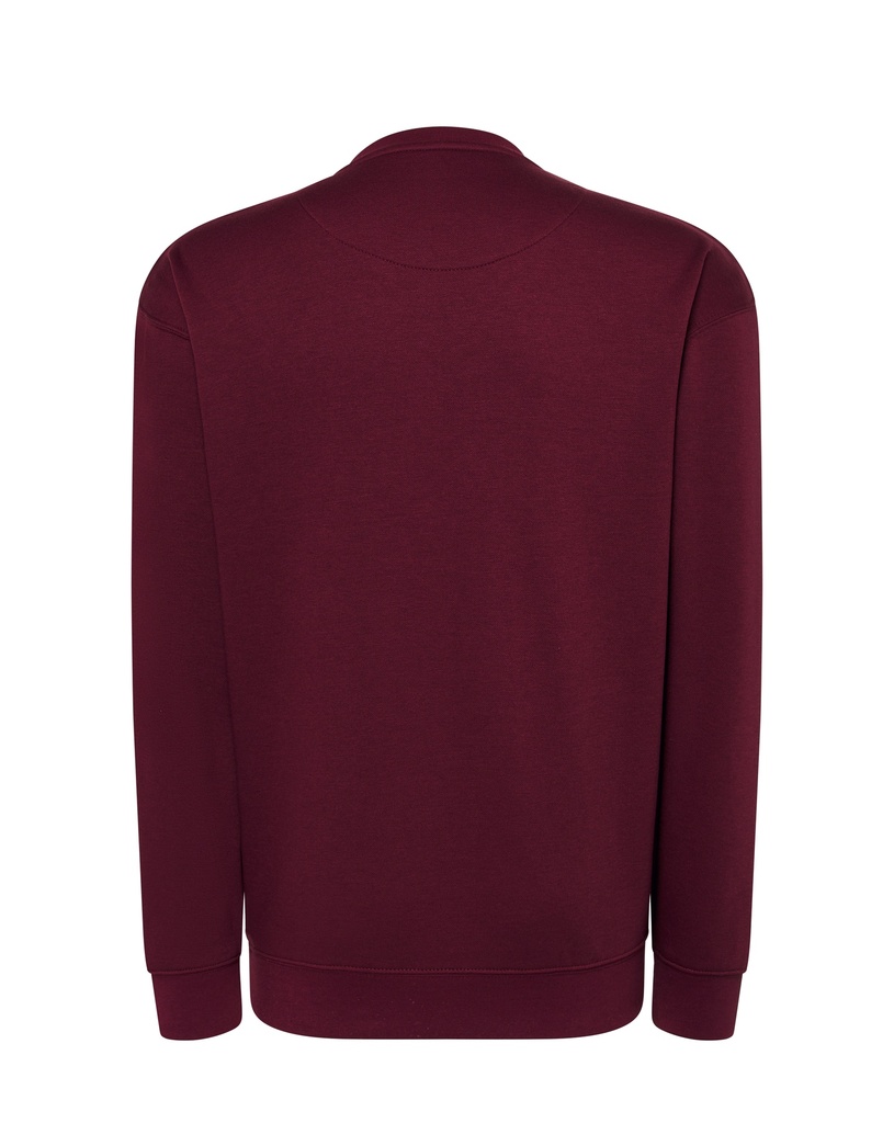 Bluza Unisex z Okrągłym Dekoltem - Burgundy