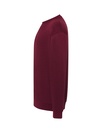 Bluza Unisex z Okrągłym Dekoltem - Burgundy
