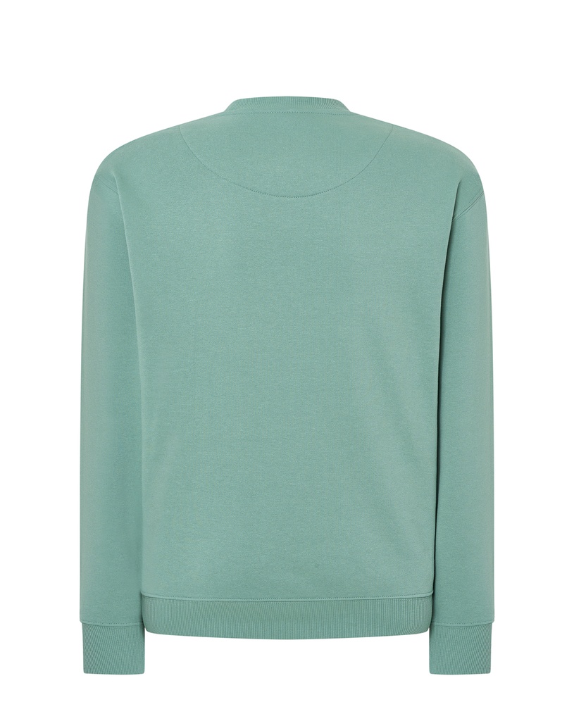 Bluza Unisex z Okrągłym Dekoltem - MOSS GREEN