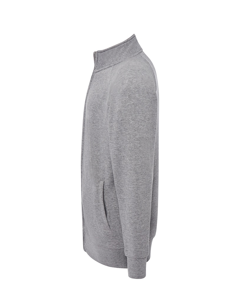 Bluza rozpinana z kieszeniami - Grey Melange