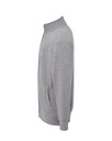 Bluza rozpinana z kieszeniami - Grey Melange