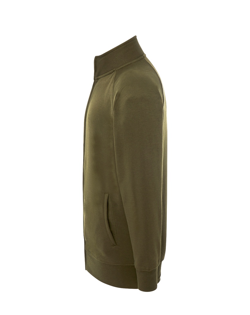 Bluza rozpinana z kieszeniami - Khaki