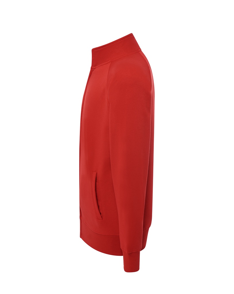 Bluza rozpinana z kieszeniami - Red