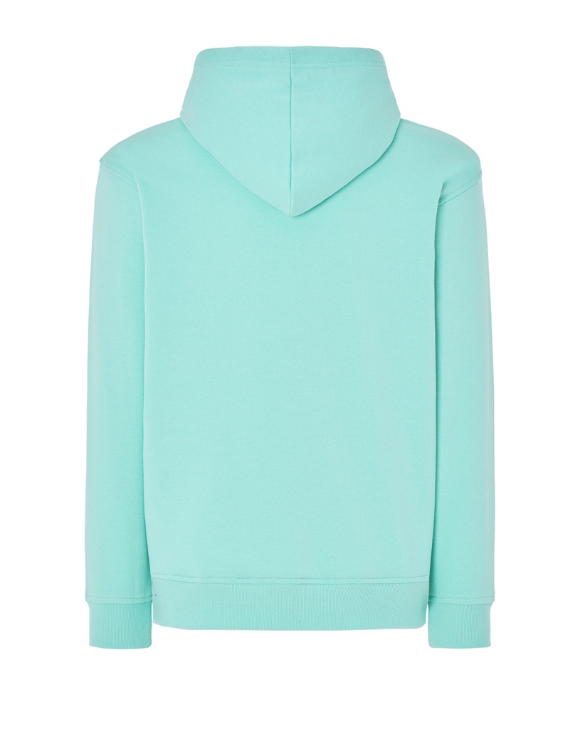 Bluza z kapturem i kieszenią kangurką - Mint Green
