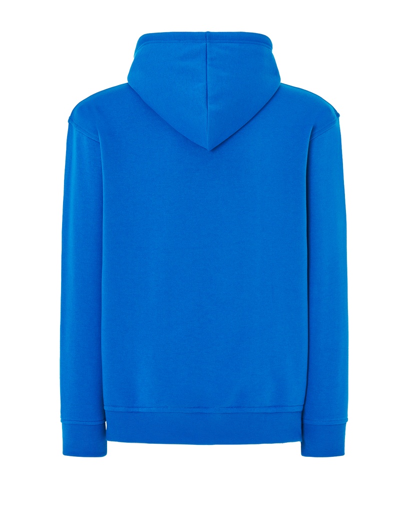 Bluza z kapturem i kieszenią kangurką - Aqua