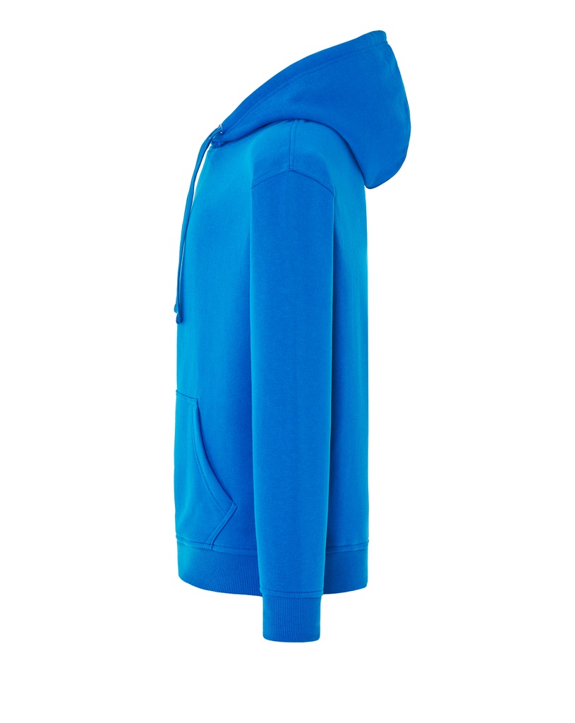 Bluza z kapturem i kieszenią kangurką - Aqua