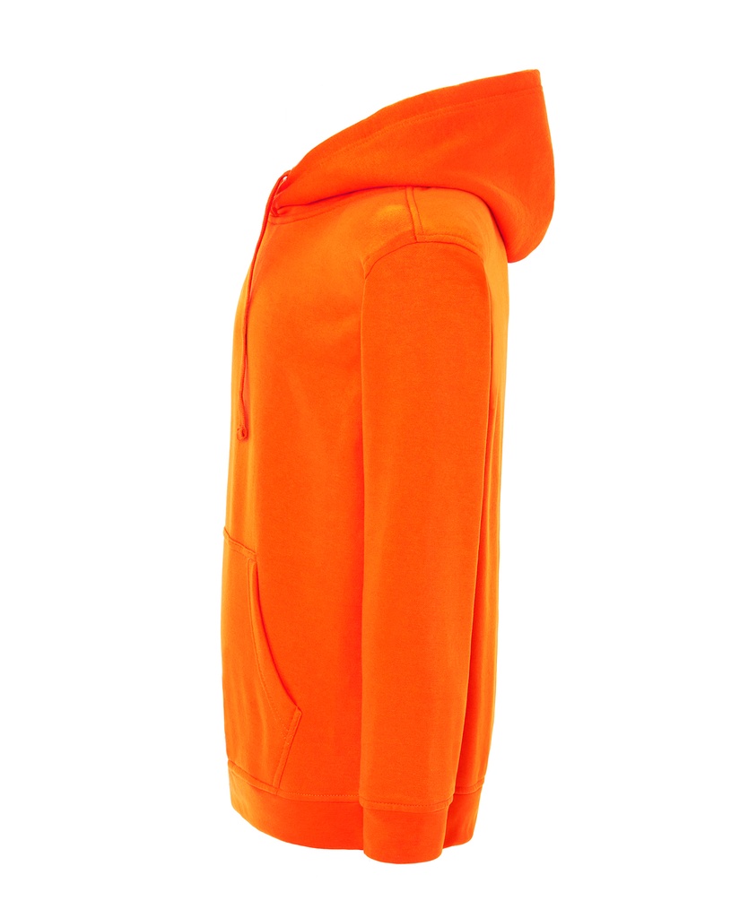 Bluza z kapturem i kieszenią kangurką - Orange