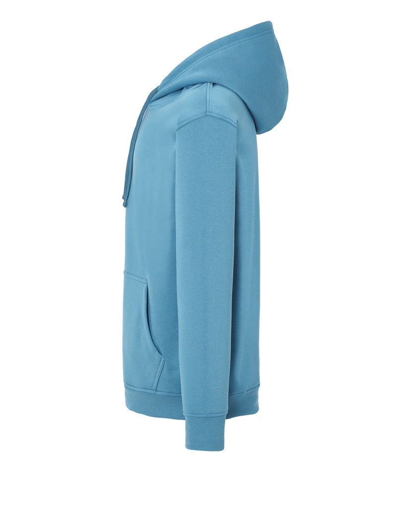 Bluza z kapturem i kieszenią kangurką - Petrol Blue