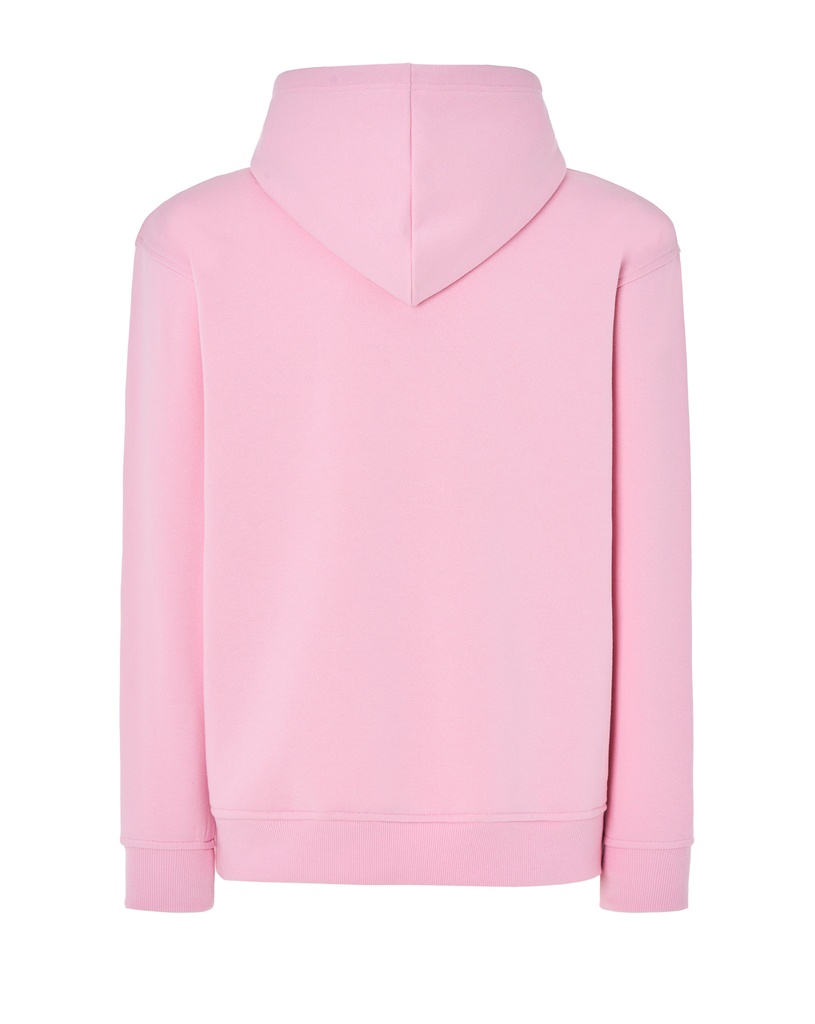 Bluza z kapturem i kieszenią kangurką - Pink