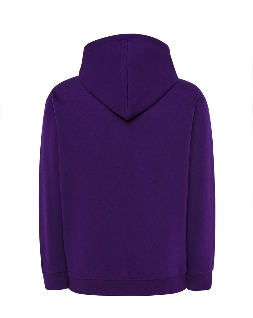 Bluza z kapturem i kieszenią kangurką - Purple