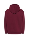 Bluza z kapturem i kieszenią kangurką - Burgundy