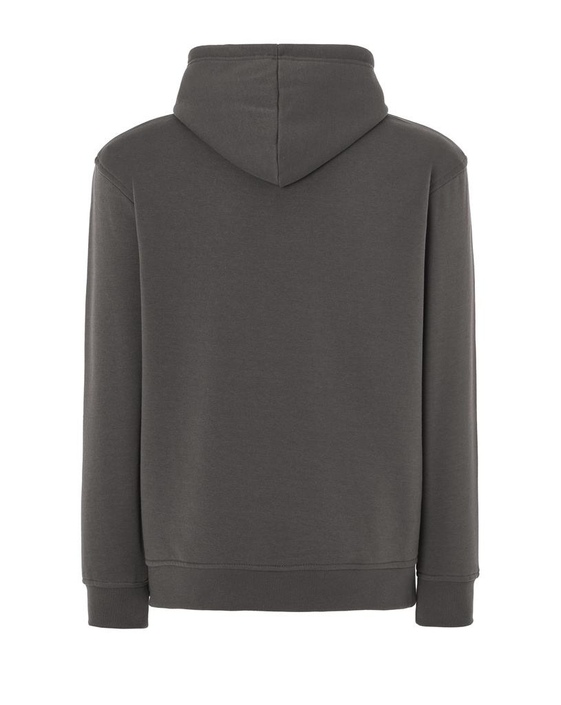Bluza z kapturem i kieszenią kangurką - Graphite