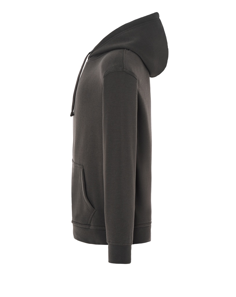 Bluza z kapturem i kieszenią kangurką - Graphite