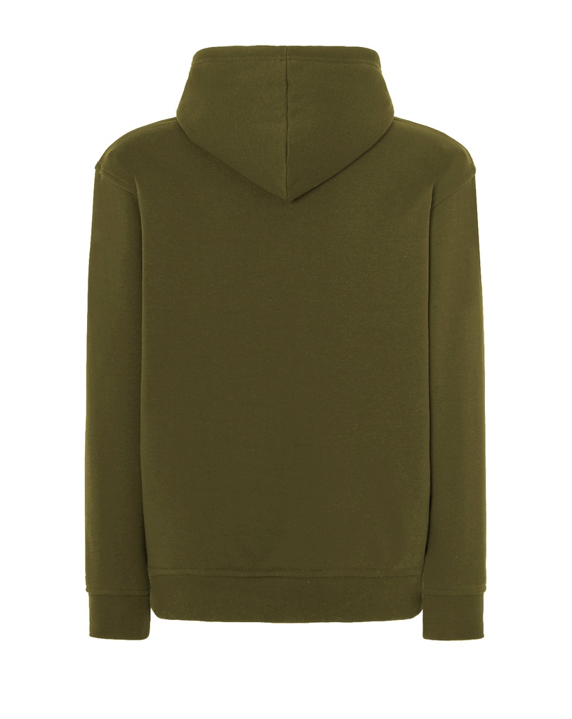 Bluza z kapturem i kieszenią kangurką - Khaki