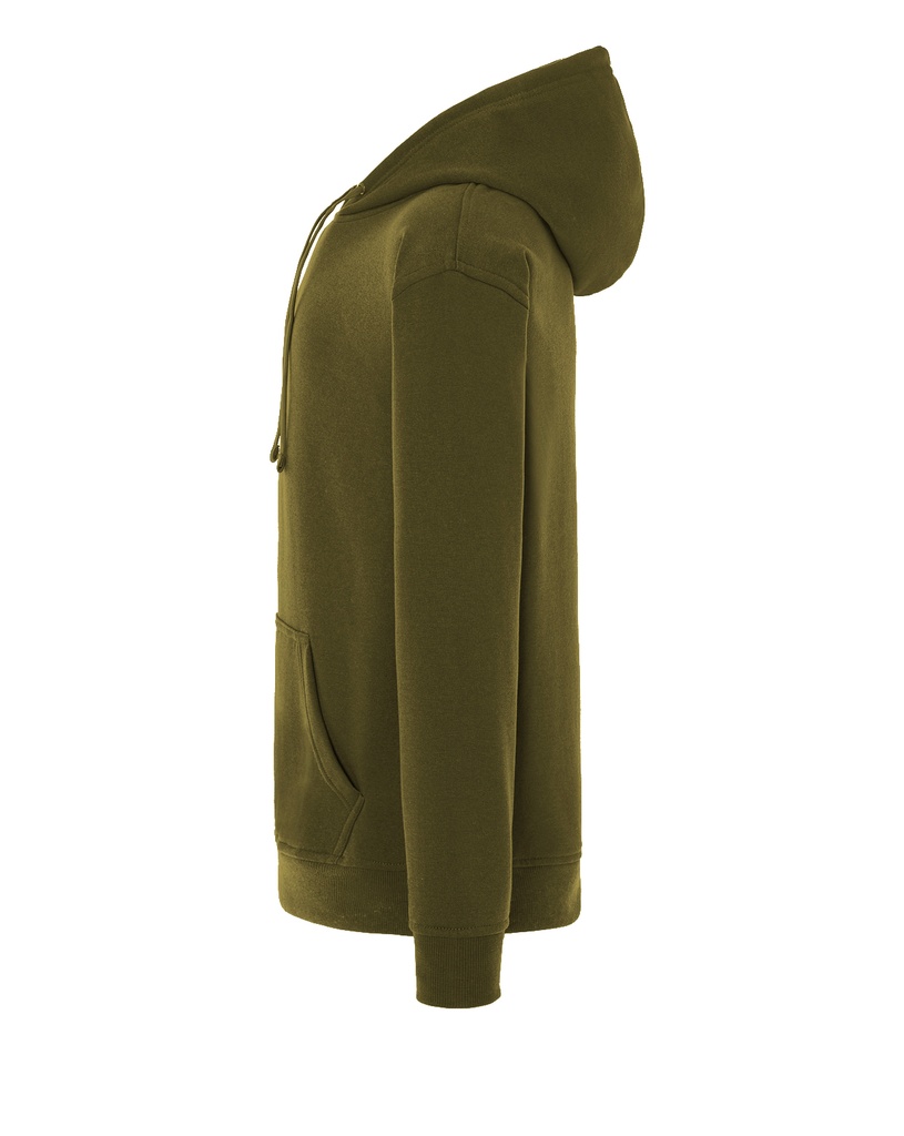 Bluza z kapturem i kieszenią kangurką - Khaki