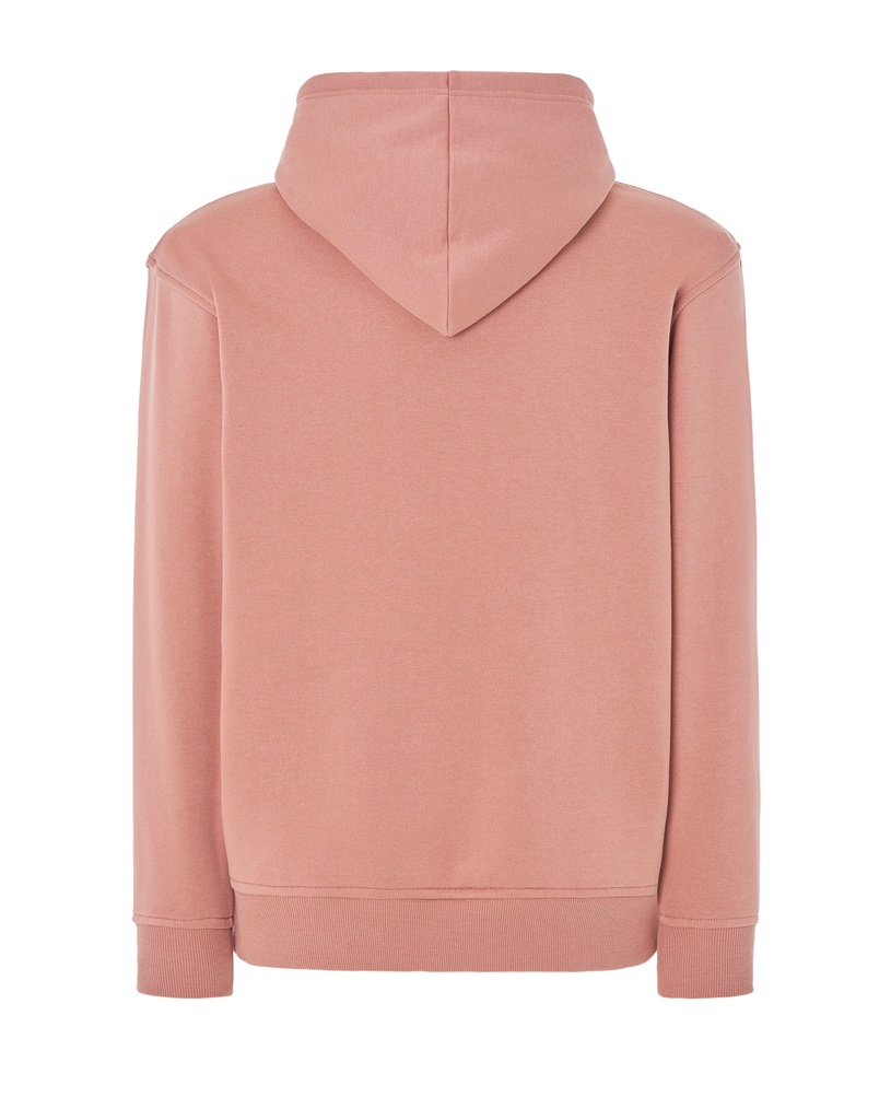 Bluza z kapturem i kieszenią kangurką - Pink Vintage