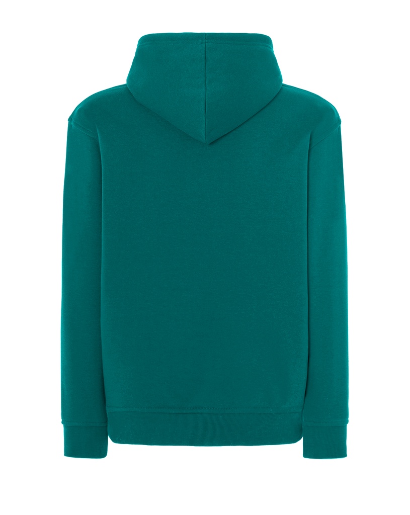 Bluza z kapturem i kieszenią kangurką - Tropical Green