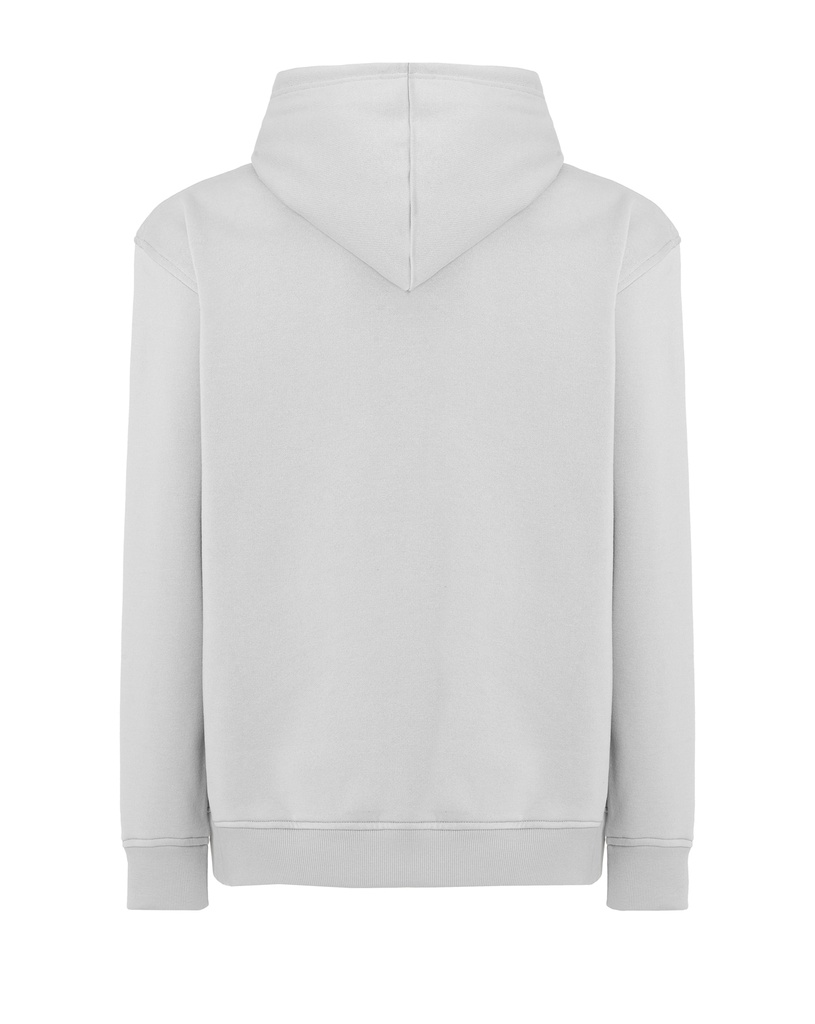 Bluza z kapturem i kieszenią kangurką - Silver