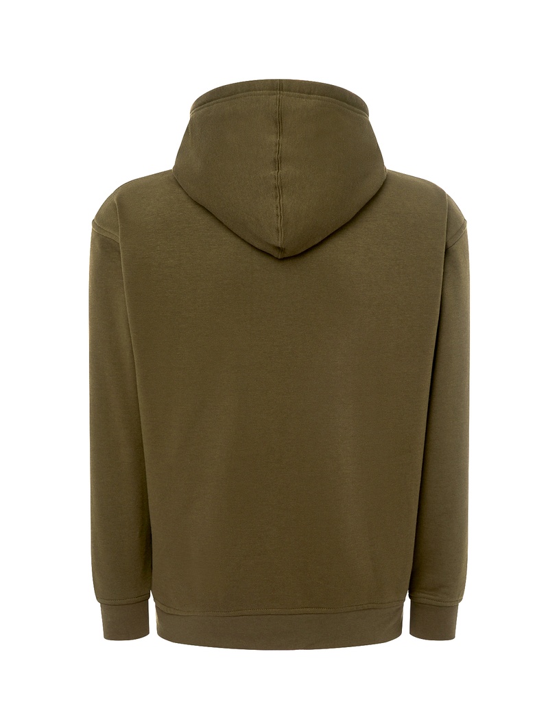 Bluza z kapturem na zamek - Khaki