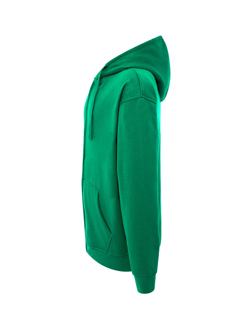 Bluza z kapturem na zamek - Kelly Green