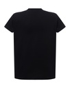 Damski t-shirt slim z dekoltem V, krótki rękaw - Black