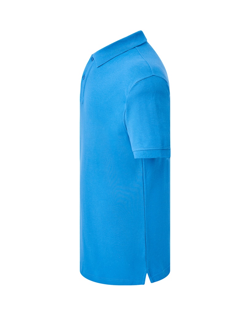 Męskie Polo Regular z Krótkim Rękawem - Azure