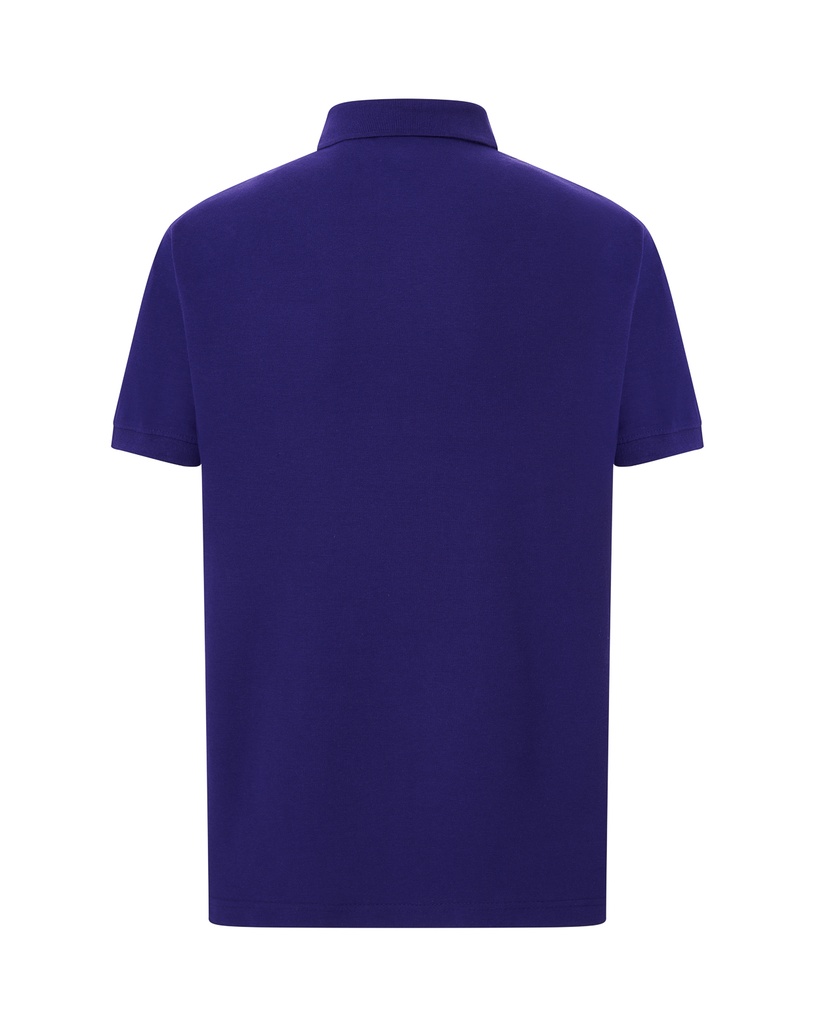 Męskie Polo Regular z Krótkim Rękawem - Purple