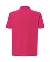Męskie Polo Regular z Krótkim Rękawem - Fuchsia