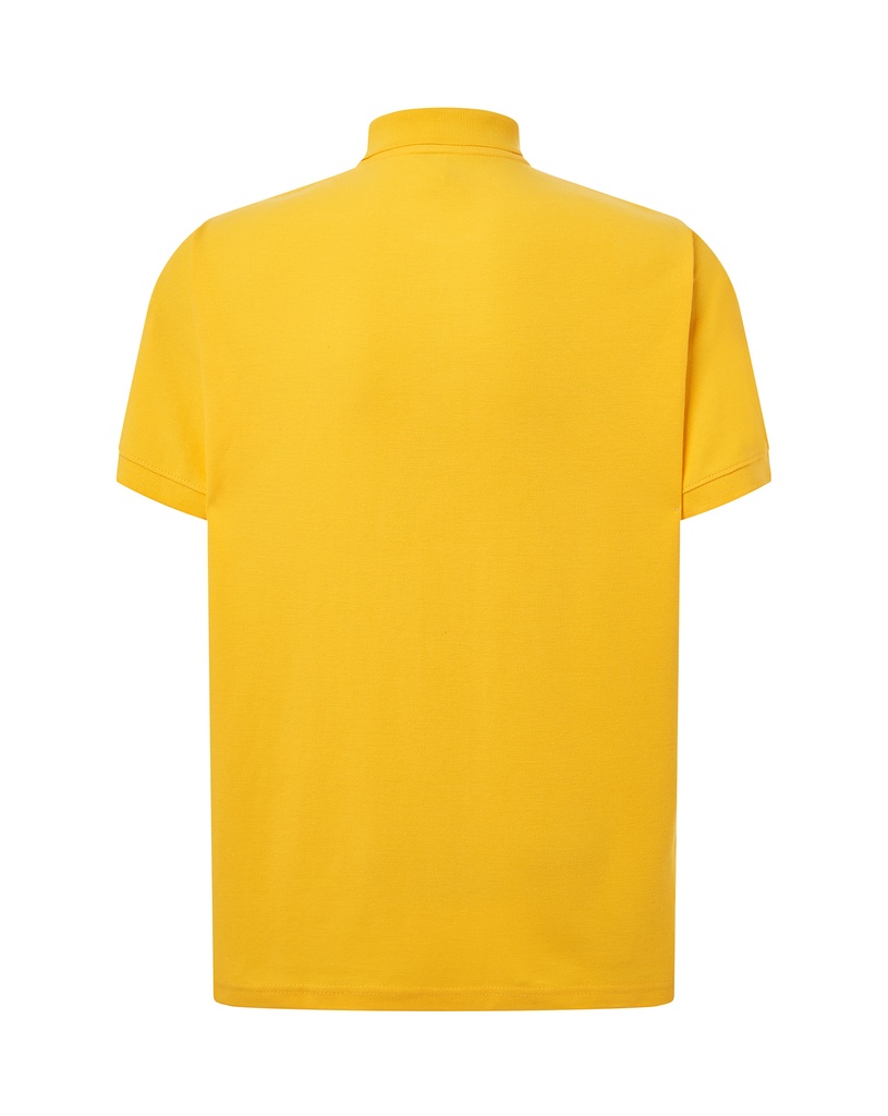 Męskie Polo Regular z Krótkim Rękawem - Gold