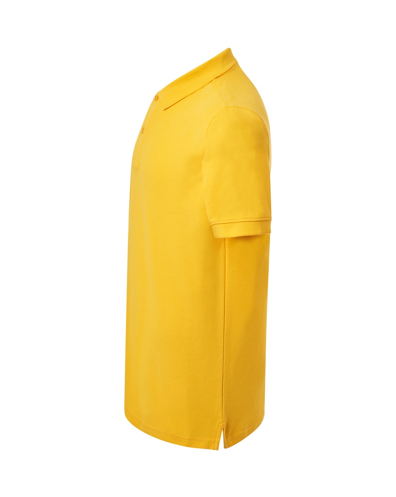 Męskie Polo Regular z Krótkim Rękawem - Gold