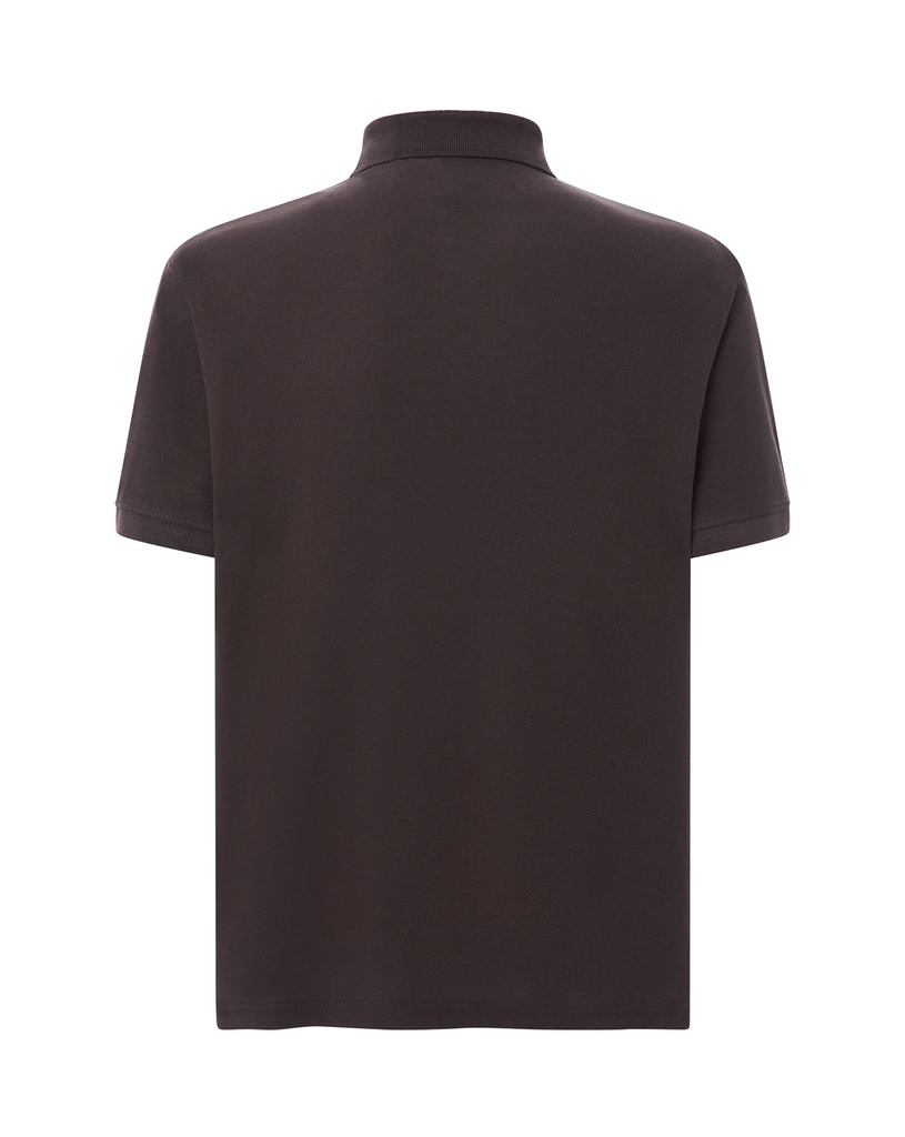 Męskie Polo Regular z Krótkim Rękawem - Graphite