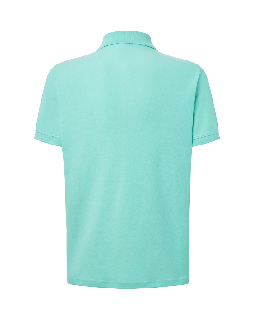 Męskie Polo Regular z Krótkim Rękawem - Mint Green
