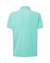Męskie Polo Regular z Krótkim Rękawem - Mint Green